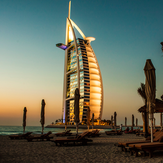 Burj Al Arab hotel in Dubai