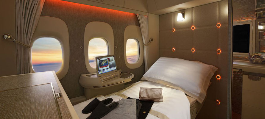 Emirates First Class Airline Tickets Booking