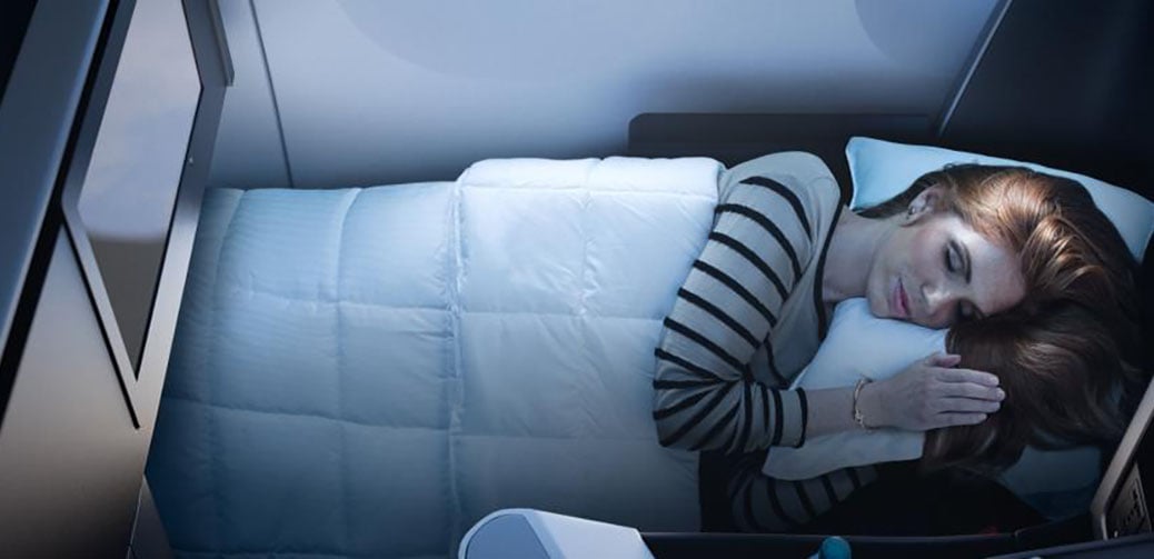 delta airlines long haul business class flight review